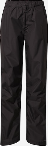 Regular Pantaloni outdoor 'Fluid' de la VAUDE pe negru: față