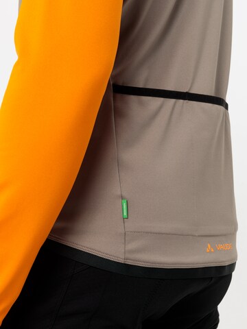 VAUDE Sports sweat jacket 'Posta' in Orange