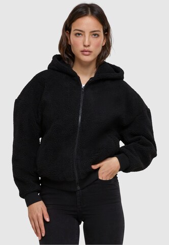 Urban Classics Sweat jacket in Black