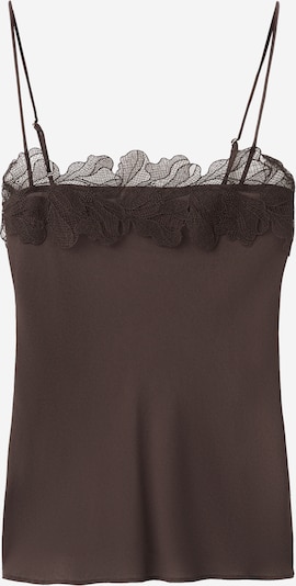 MANGO Toppi 'LOTUS' värissä suklaa, Tuotenäkymä