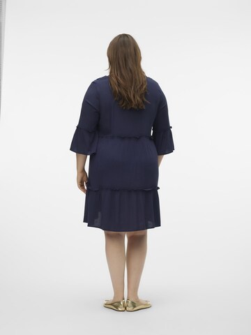 Vero Moda Curve Jurk 'SINA ' in Blauw