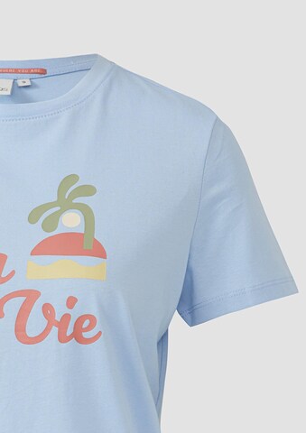 QS Shirt in Blau