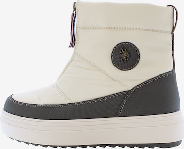 U.S. POLO ASSN. Snowboots in Beige: voorkant