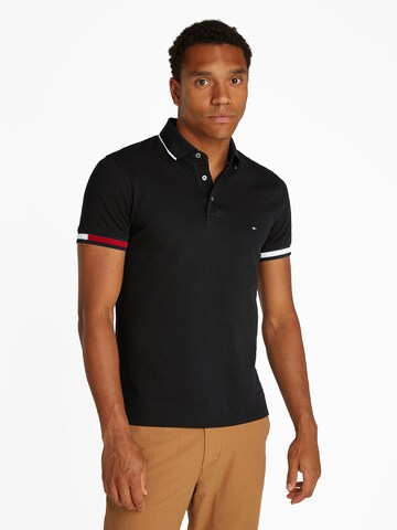 Maglietta di TOMMY HILFIGER in nero: frontale