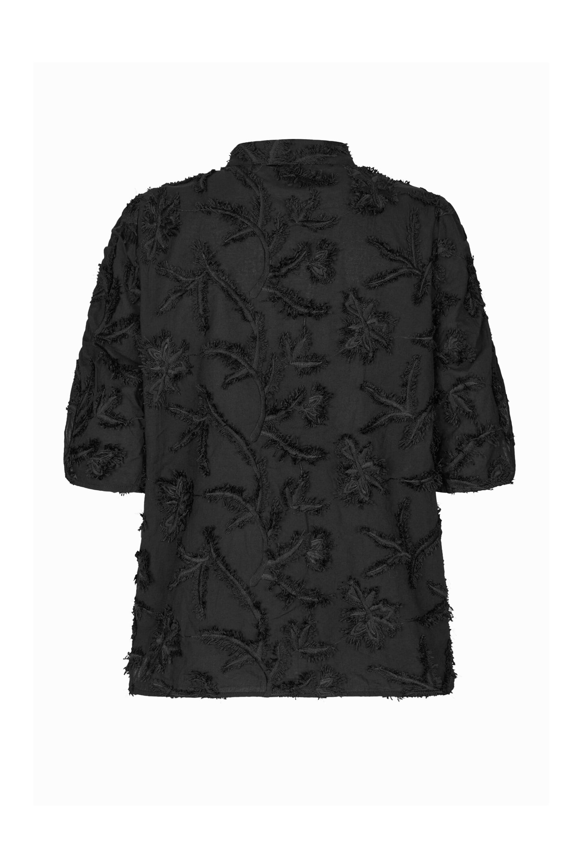 SECOND FEMALE Bluse 'Seena SS' in Schwarz