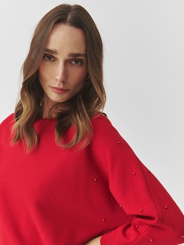 TATUUM Sweater 'Perlo' in Red