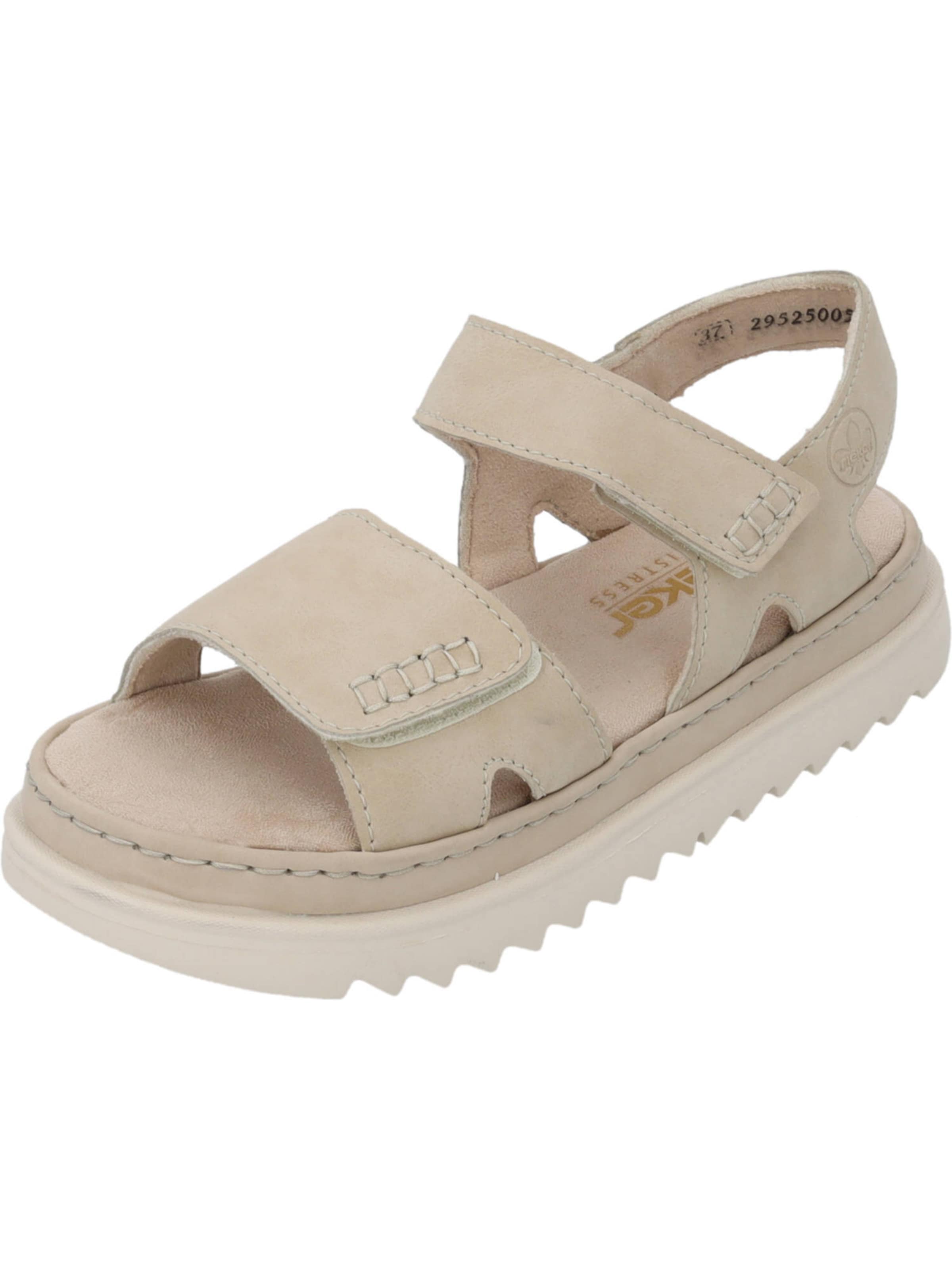 Rieker Sandals '61550' in Beige: front