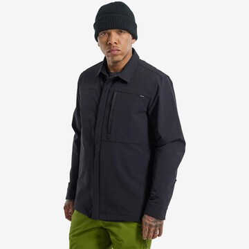 BURTON Regular fit Athletic Button Up Shirt 'Winter Shelter' in Black: front