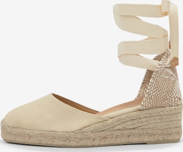 smėlio Castañer Espadrilės 'CARINA': priekis