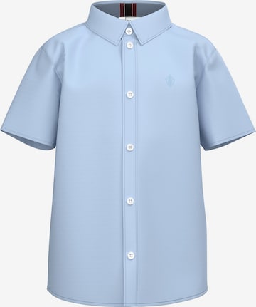 NAME IT - Regular Fit Camisa 'Newsa' em azul: frente