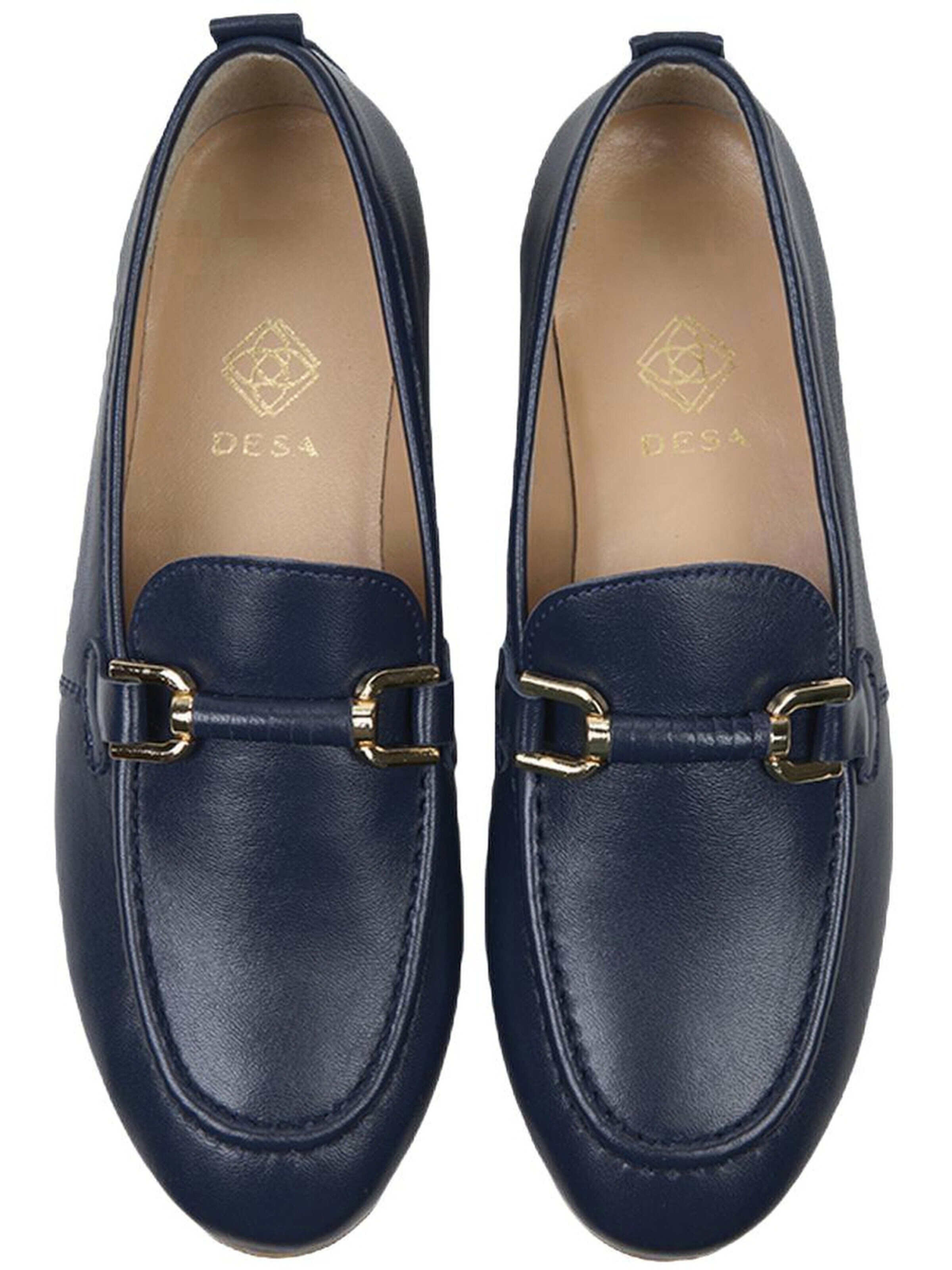 Desa Classic Flats 'Slipper' in Blue
