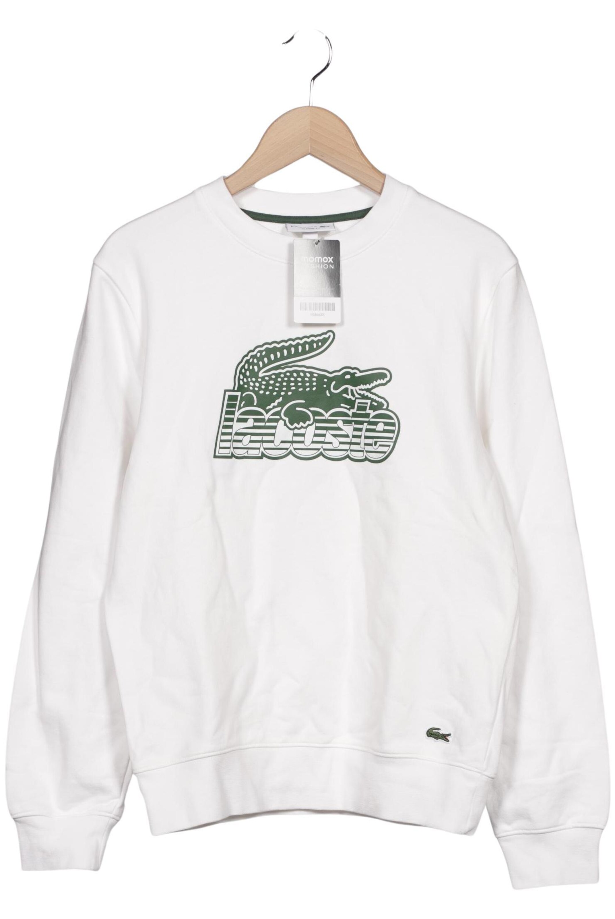 LACOSTE Sweatshirt & Zip-Up Hoodie in S in White: front