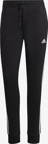 Pantaloni sport 'Essentials' de la ADIDAS SPORTSWEAR pe negru: față