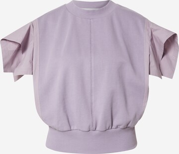 3.1 Phillip Lim Sweatshirt 'TERRY' i lila: framsida