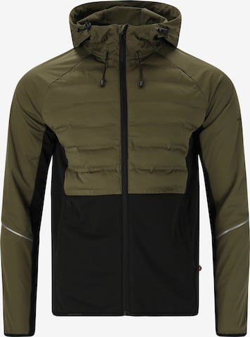 ENDURANCE Athletic Jacket 'Sander' in Green: front