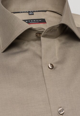 ETERNA Regular fit Business shirt in Beige