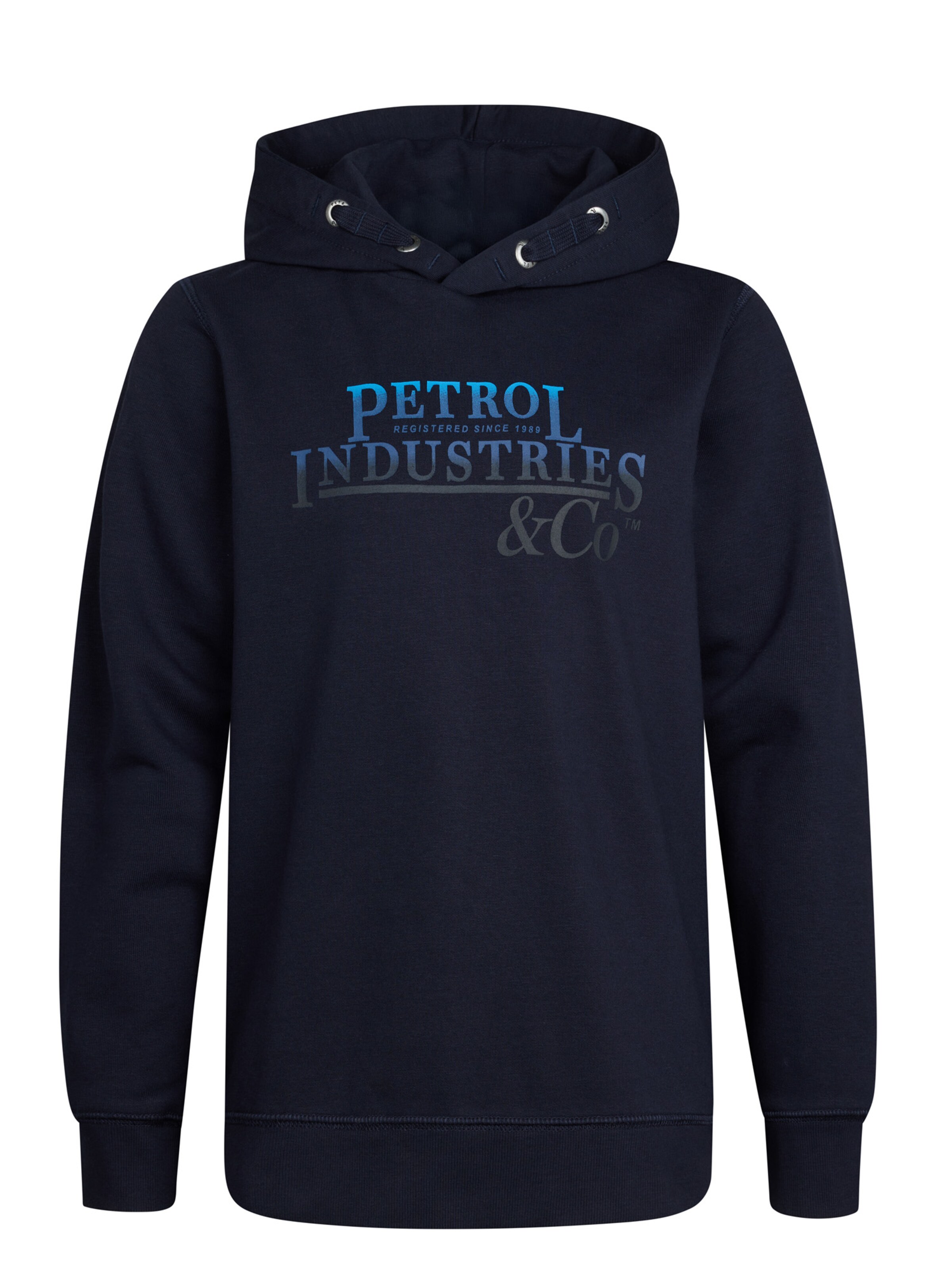 Petrol Industries Sweatshirt in Blue: front