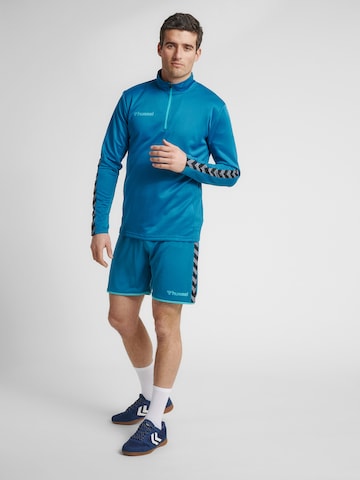 Hummel Sportsweatshirt in Blauw