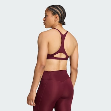 Bustino Reggiseno sportivo 'Optime Essentials' di ADIDAS PERFORMANCE in rosso