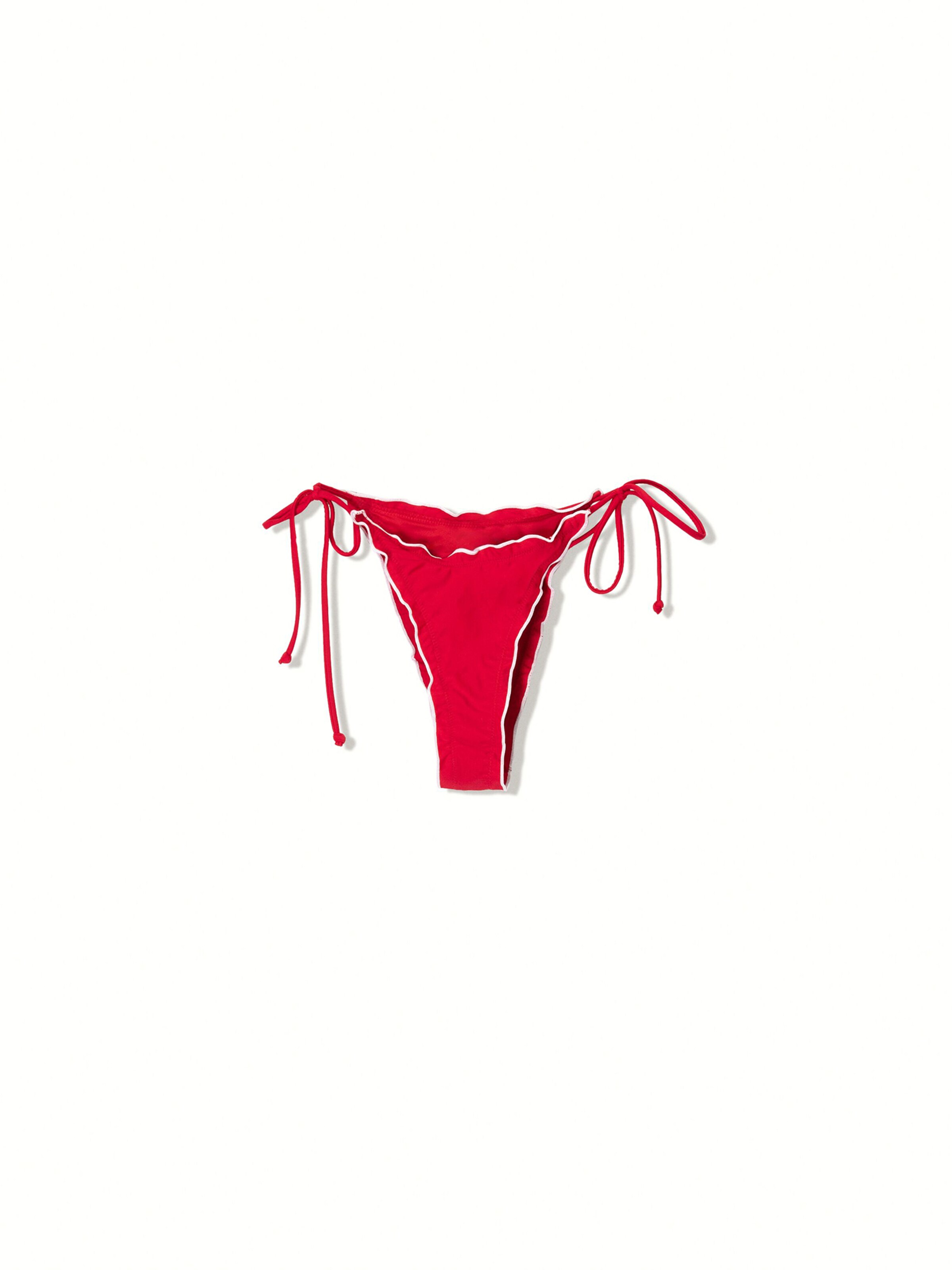 Bershka Bikini nadrágok - piros: elől