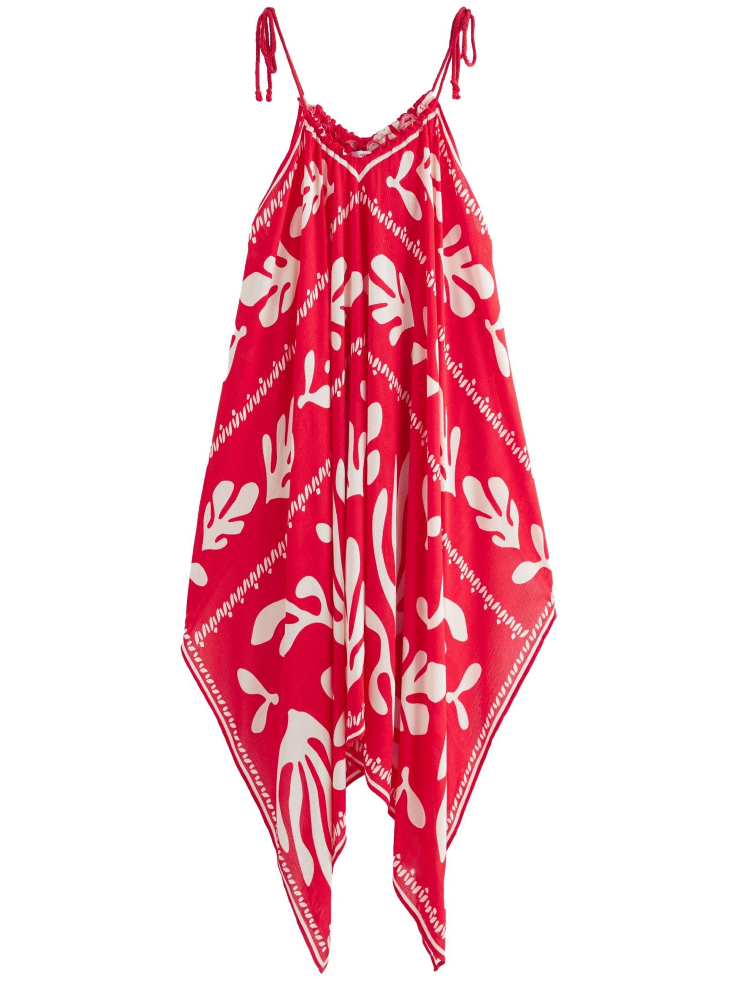 Abito di Next in rosso: frontale