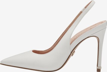 TAMARIS Slingback Pumps in White