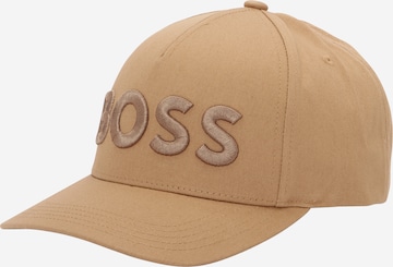 BOSS Cap 'Sevile' in Beige: Vorderseite