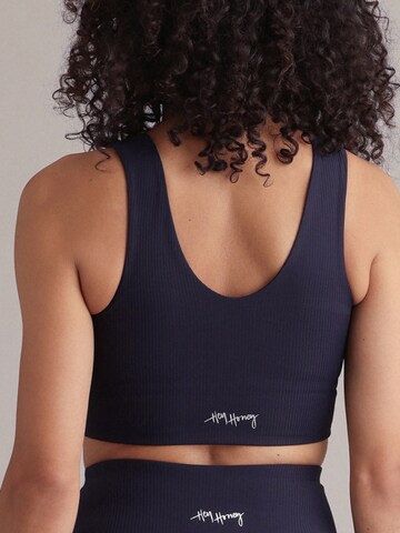 Hey Honey Bustier Sport-BH in Blau