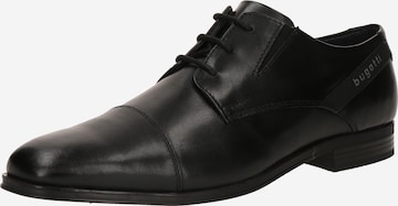 bugatti - Zapatos con cordón 'Leagro' en negro: frente