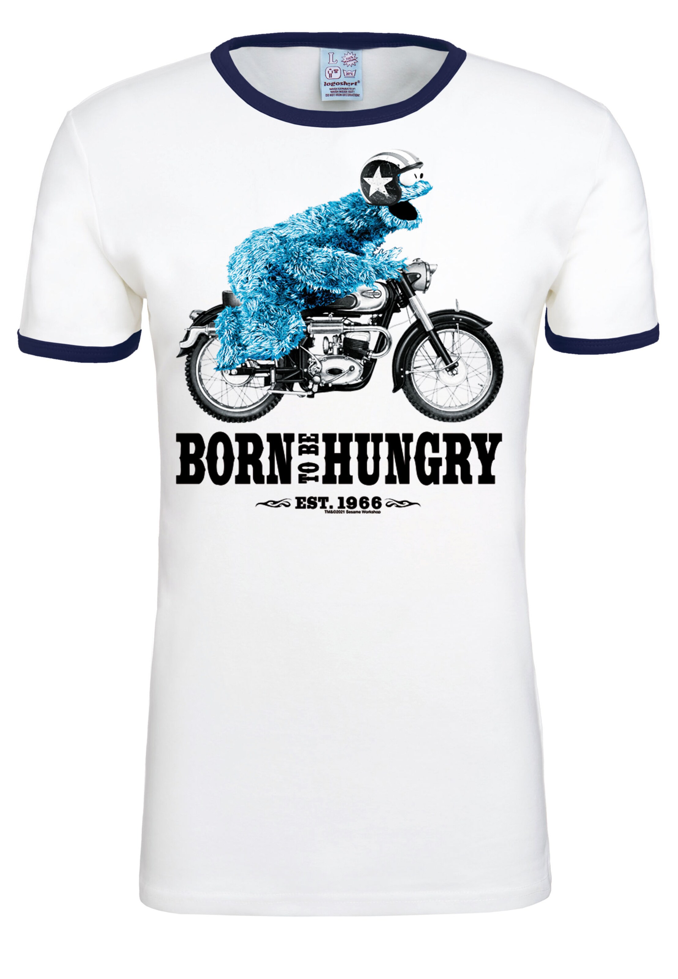 LOGOSHIRT Shirt in Weiß: Vorderseite