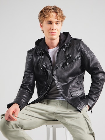 Veste mi-saison FREAKY NATION en noir : devant