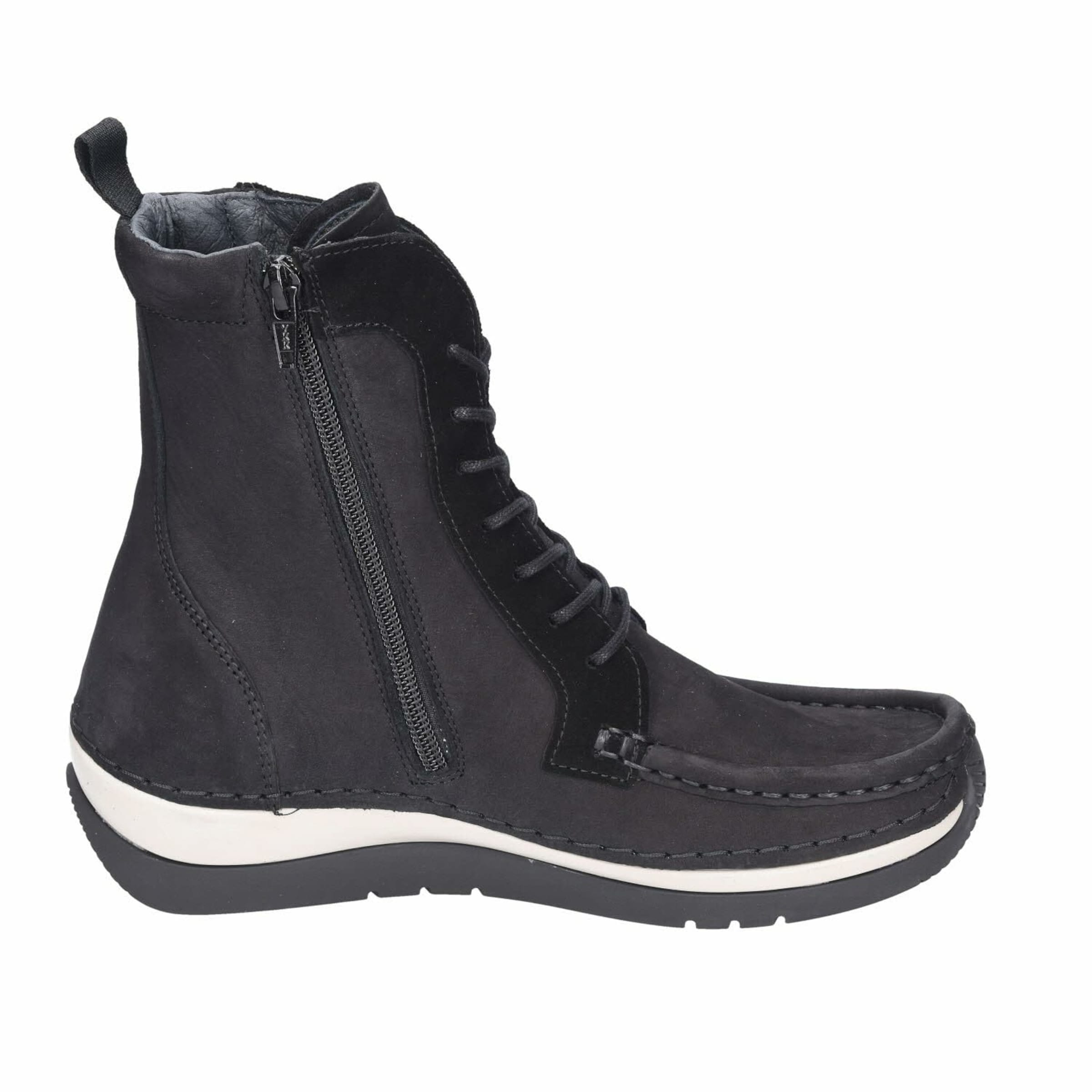 Wolky Veterlaarsjes in Zwart