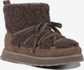 LUHTA Snow Boots 'Ihana' in Brown: front