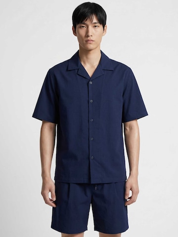 TRAPP Regular Fit Hemd in Blau: Vorderseite