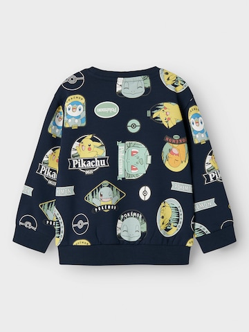 NAME IT Sweatshirt 'NMMJazy Pokemon' in Blue