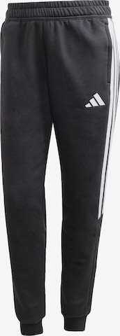 Effilé Pantalon de sport 'Tiro26 League' ADIDAS PERFORMANCE en noir : devant