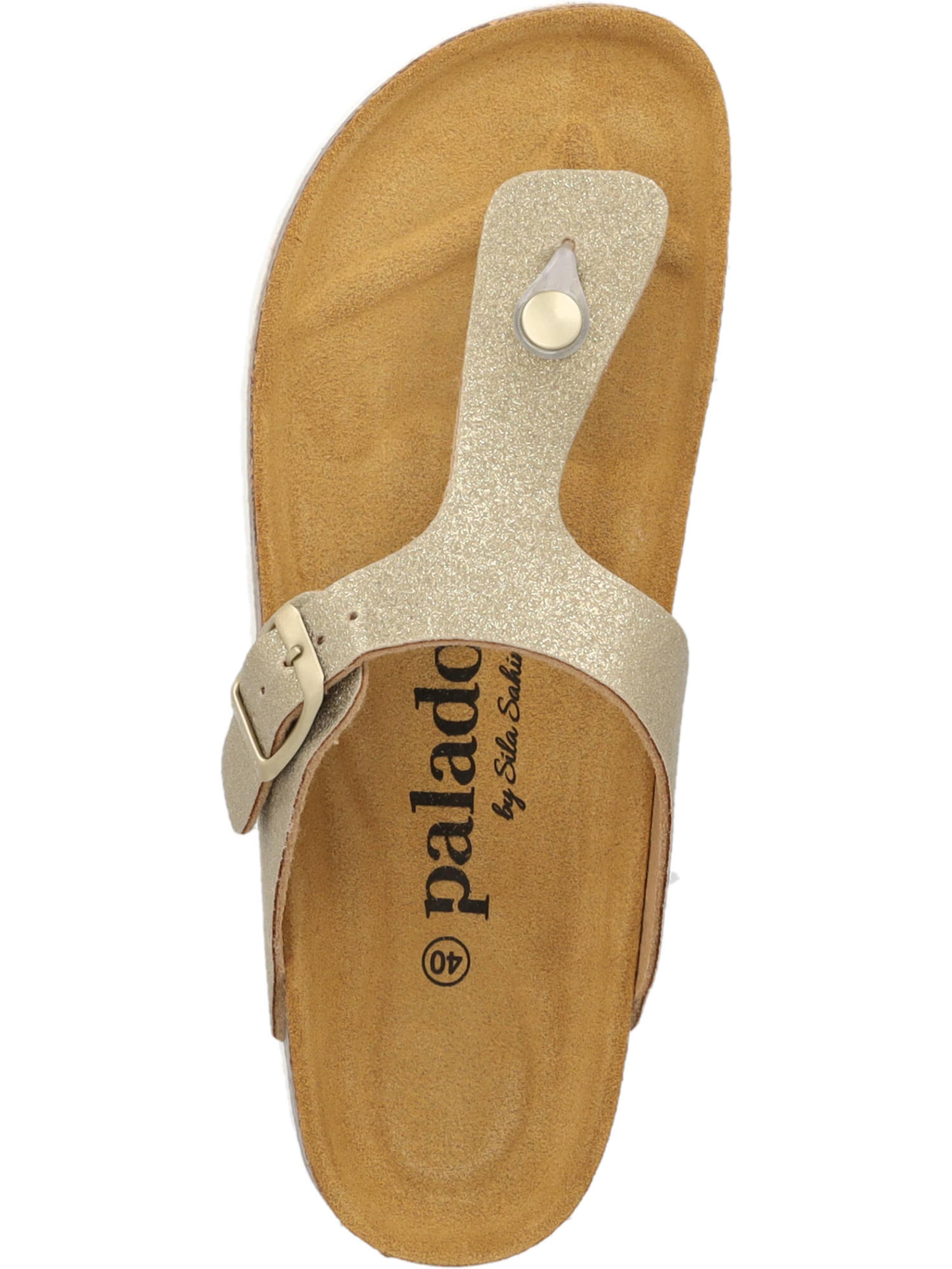 Palado by Sila Sahin Ujjelválasztó-pántos szandál 'Kos Magnolia' - sárga