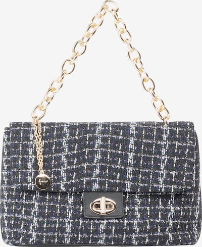 faina Ručna torbica 'Tylin' u plava / crna / bijela, Pregled proizvoda