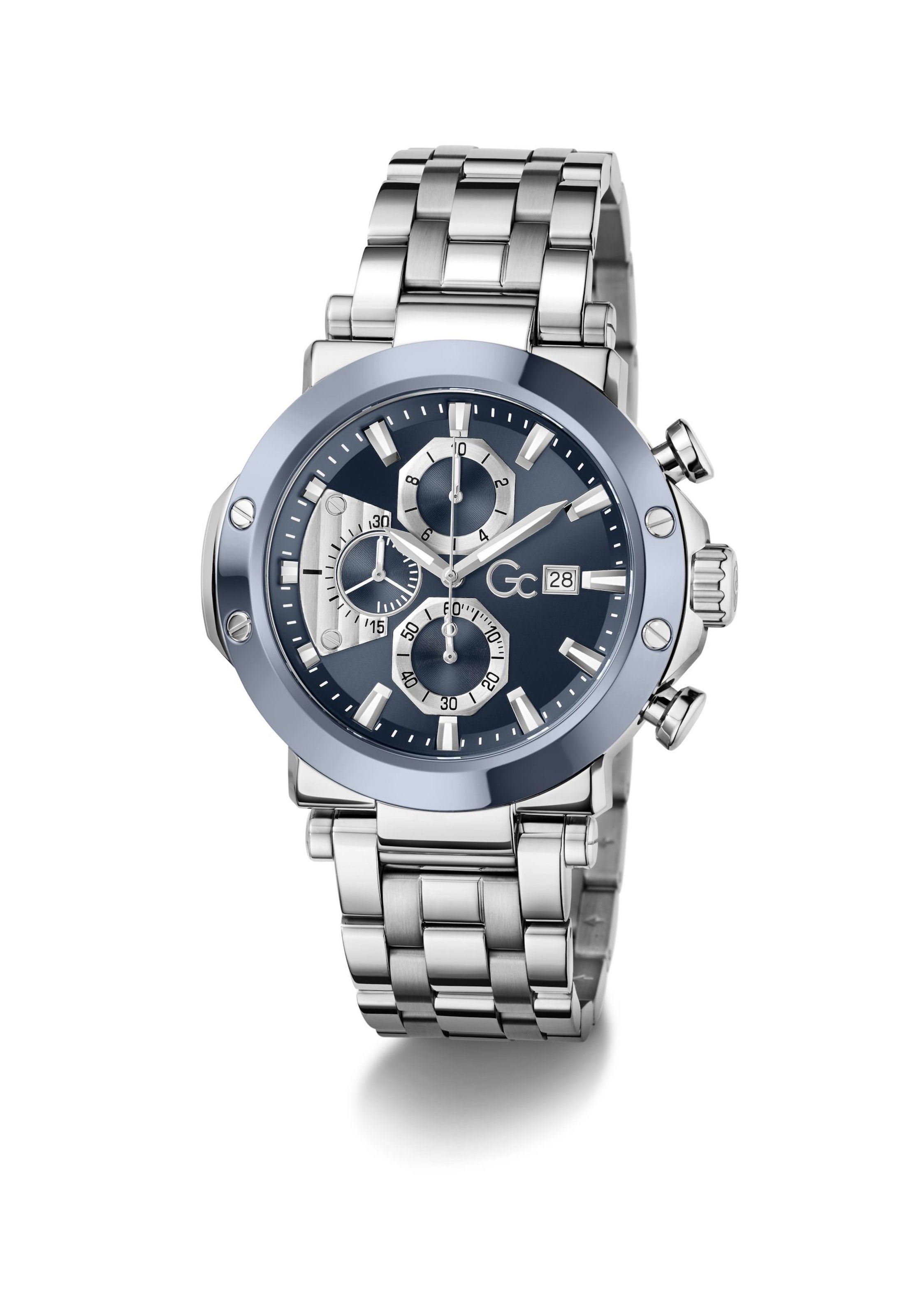 Montre à affichage analogique 'Techno Force ' Gc en argent