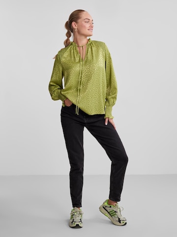 PIECES Blouse 'DIANA' in Groen