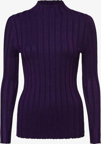 Pull-over Marie Lund en violet : devant