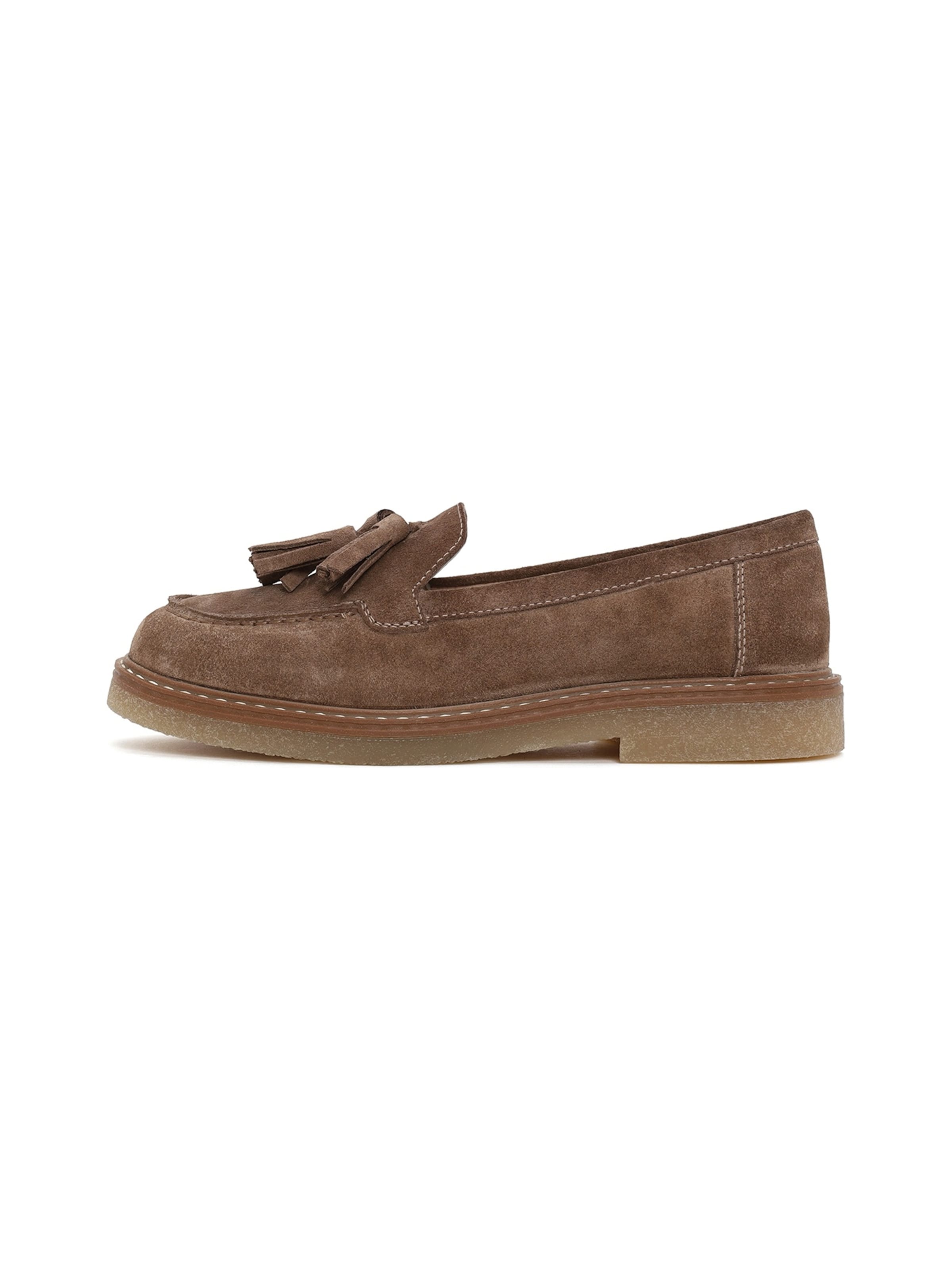 Derimod - Sapato Slip-on em castanho: frente