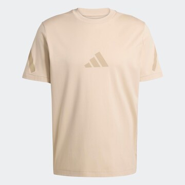 ADIDAS SPORTSWEAR Funktionsshirt 'Z.N.E.' in Beige