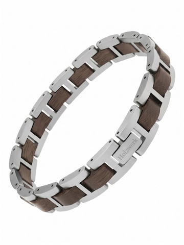 Holzwerk Armband 'WERLSEE'‌‌‌‌‌‌‌‌‌‌ in Silber: Vorderseite