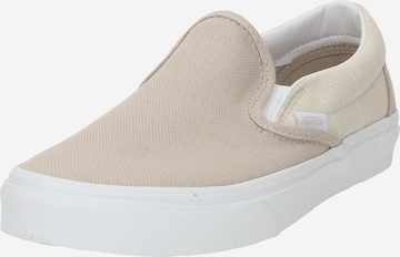 VANS Slip-ons 'Classic' in Beige: voorkant