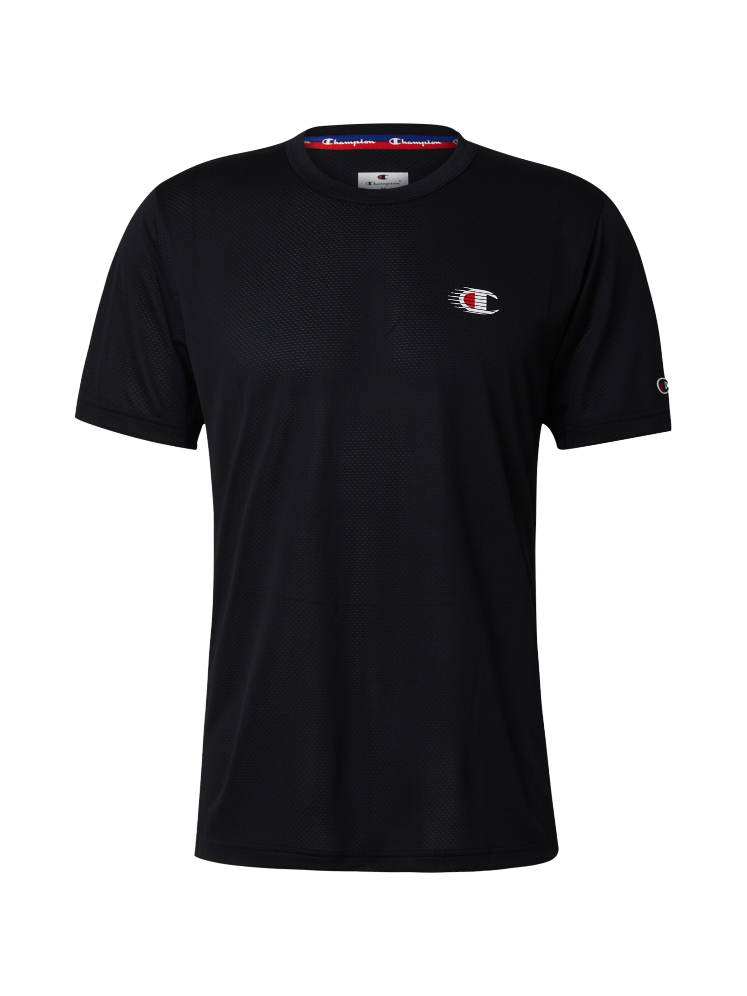 Champion Authentic Athletic Apparel - Camisa funcionais em preto: frente