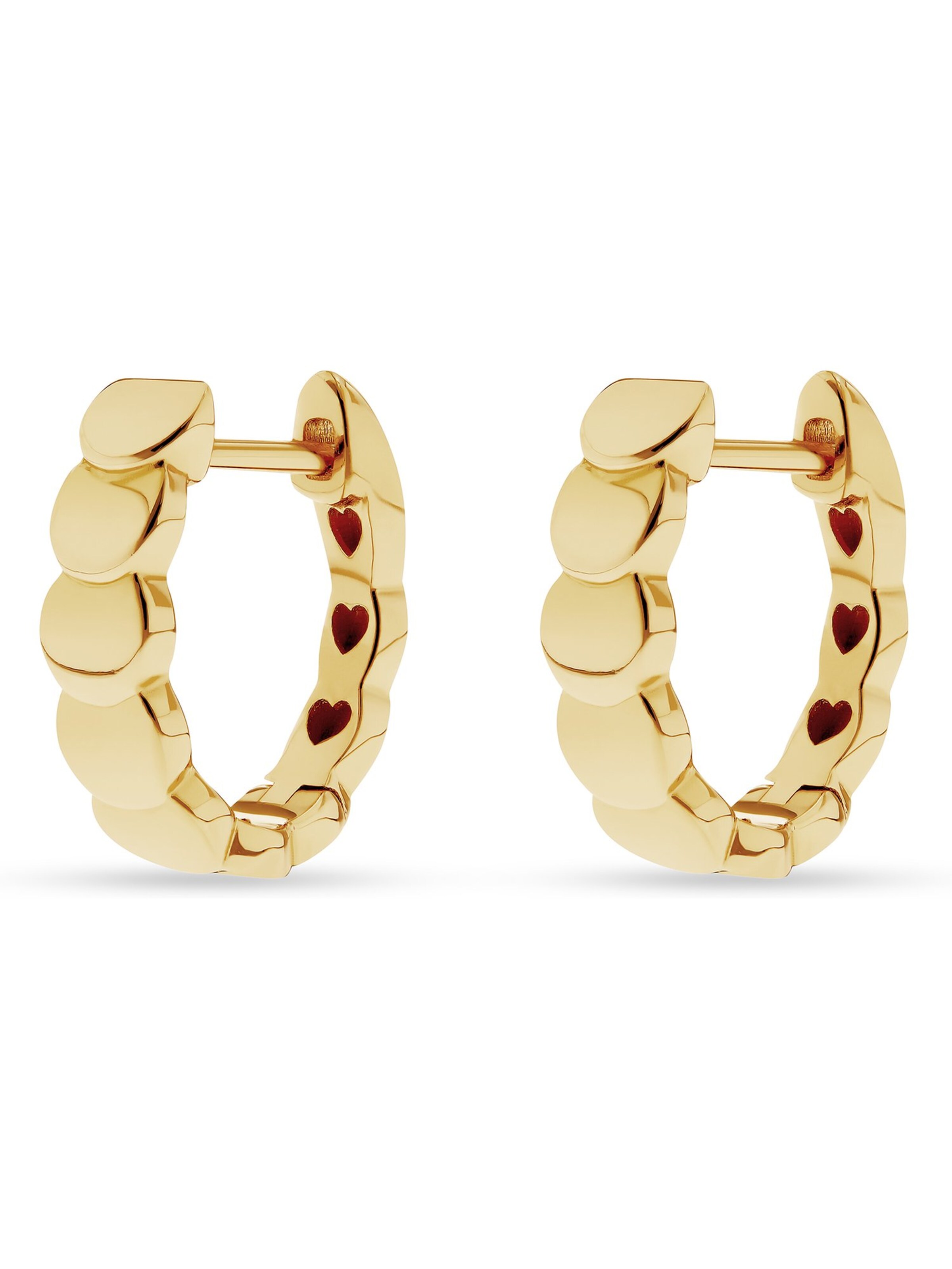 CHRIST Earrings in Gold: front