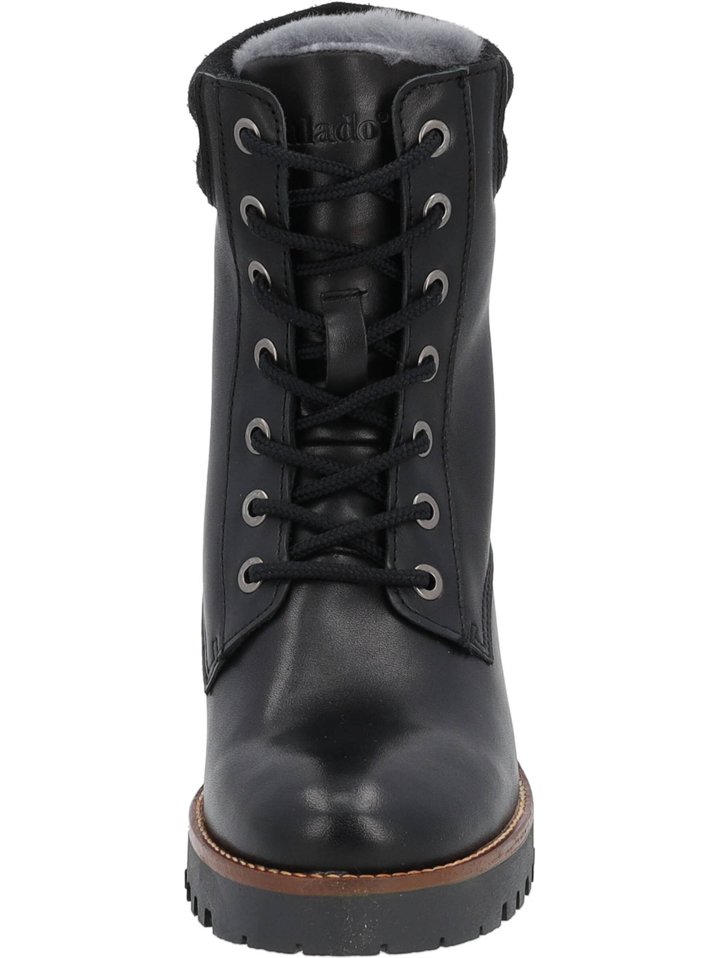 Palado Gležnarji z vezalkami 'Skarda' | črna barva