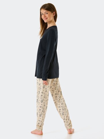 SCHIESSER Pajamas 'Natural Rhythm' in Beige