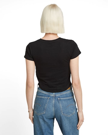 G-STAR Topshirt 'Corset' in Schwarz
